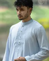 Pearl Linen Panjabi — view 3