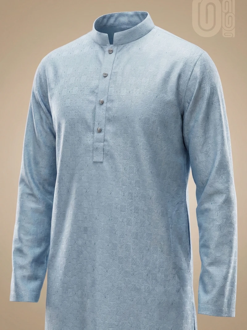 Ebony Jamdani Panjabi