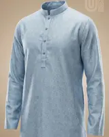 Ebony Jamdani Panjabi — view 1