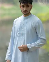 Pearl Linen Panjabi — view 2